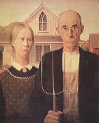 Grant Wood, American Gothic (nn03)